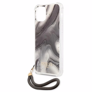 Guess Marble kolekcija iPhone 12 / iPhone 12 Pro dėklas - Pilkas