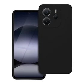 Minkštas dėklas telefonui XIAOMI Redmi Note 14 4G (GLOBAL - 164,84mm x 78,15mm x 8,16mm) juodas