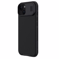 Nillkin CamShield Pro magnetinis dėklas telefonui iPhone 15 Plus su kameros apsauga - juodas