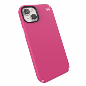 Чехол Speck Presidio2 Pro + MagSafe для iPhone 15 Plus / 14 Plus, с антимикробной защитой Microban, цветовая комбинация «Digital Pink / Blossom Pink / White»