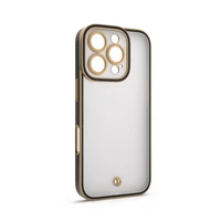 Silky Gold dėklas telefonui iPhone 17 Air 6,6" juodas