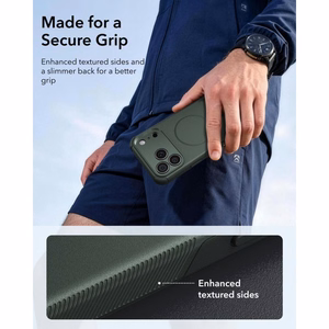 ESR Cyber Tough MagSafe dėklas iPhone 18 Pro Max / 17 Pro Max, žalias