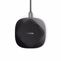 HAMA Indukcinis įkroviklis TELEFONAMS "QI-UFC 10" JUODAS