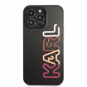 Karl Lagerfeld KLHCP13XPCOBK iPhone 13 Pro Max 6,7" juodas kietas dėklas Multipink Brand