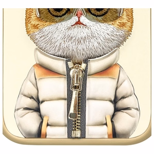 Nimmy Cool&Cute 2.0 Katinas dėklas telefonui iPhone 15 Pro - žalias
