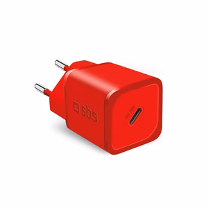 SBS TETRGAN1C20R 20W GaN sieninis įkroviklis su Power Delivery - raudonas