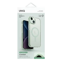 Uniq Combat Magclick įkrovimo dėklas telefonui iPhone 15 Plus / 14 Plus - mėtų spalvos