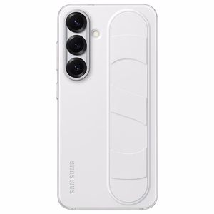 Samsung Standing Grip Case dėklas, skirtas Samsung Galaxy S25 Ultra, baltas