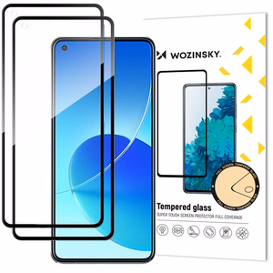 Wozinsky pilnai klijuojamas grūdintas stiklas Xiaomi Redmi Note 14S, 2 dalių rinkinys