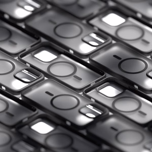 Etteri matinis magnetinis dėklas (m) telefonui iPhone 14 6,1 - juodas (m)