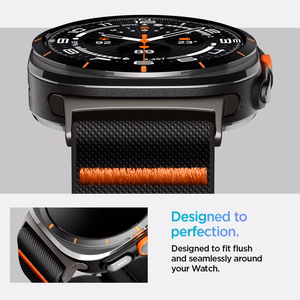Dirželis SPIGEN FIT LITE SAMSUNG GALAXY WATCH ULTRA (47 MM) juodas