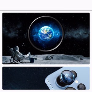 Spigen Optik Pro GLAS.TR EZ FIT 2-jų rinkinys Kameros dangtelis Samsung Galaxy S25 Ultra - juodas