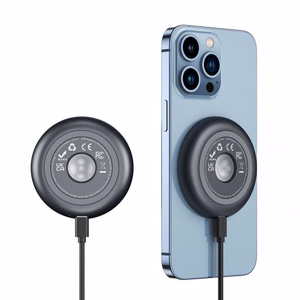 Belaidis įkroviklis Dux Ducis W3 pilkas 15W (skirtas iPhone / suderinamas su Magsafe)