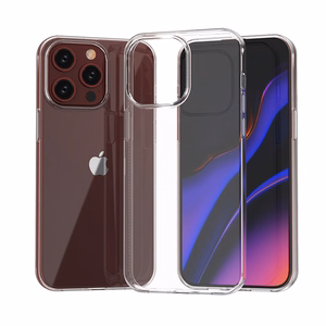 iPhone 15 Pro Max dėklas iš Ultra Clear serijos skaidrios spalvos