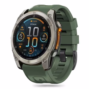 Tech-Protect silikoninis dirželis Garmin Fenix 5S / 5S PLUS / 6S / 6S Pro / 7S / 8 (43MM) - žalias