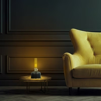 Retro Petroleum LED Lempa juodas FLR-25 Forever Light