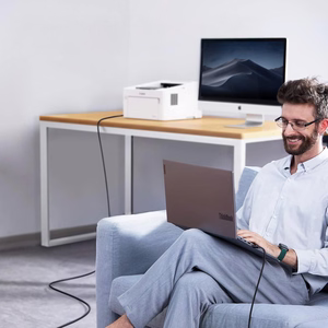 Wozinsky WKDDY1S USB-B - USB-C kabelis 1m - juodas