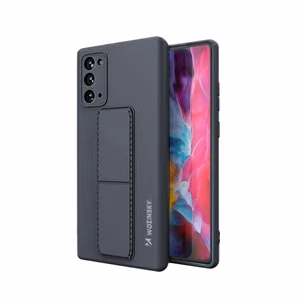 Wozinsky Kickstand Case silikoninis dėklas su stovu Samsung Galaxy Note 20 tamsiai mėlynas