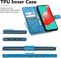 Dėklas Flower Book Samsung A546 A54 5G mėlynas