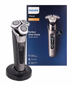 Philips X9002/10 skustuvas vyrams Rotorinis skustuvas Apkarpymo mašinėlė Pilka