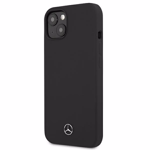 Mercedes Silikoninė Linija Dėklas iPhone 13 mini - Juodas