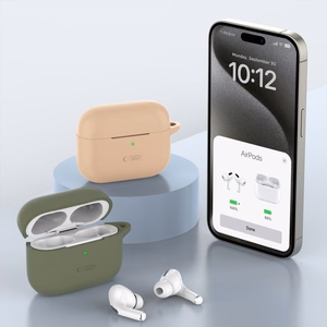 Tech-Protect silikoninis dėklas su kabliuku Apple AirPods Pro 1 / 2 - rožinis