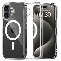 Tech-Protect FlexAir Hybrid Magnetinis dėklas telefonui iPhone 16 Plus - skaidrus
