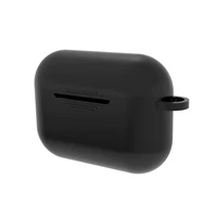 Dėklas Airpods Pro juodas su kabliu