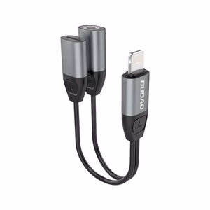 Garso adapteris Dudao L17i iš lightning į (1x3.5mm; 1x lightning)