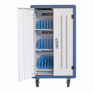 Techly Ventilated įkrovimo Station Trolley 30 Notebook arba Smartphone juodas/pilkas