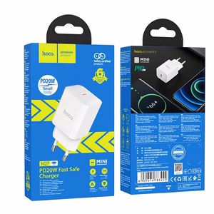 Įkroviklis Hoco N27 20W USB-C baltas