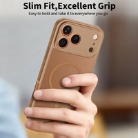 "Tech-Protect BasicMag MagSafe" dėklas "iPhone 17 Pro" - rudas