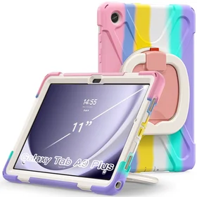 Tech-Protect X-Armor dėklas Samsung Galaxy Tab A9+ 11" X210 / X215 / X216 - rožinis-mėlynas