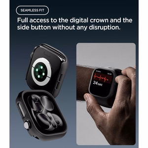 Spigen Thin Fit dėklas, skirtas Apple Watch 46 mm – juodas