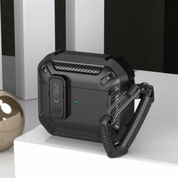 Tech-Protect X-Carbo dėklas AirPods Pro 1 / 2 - juodas