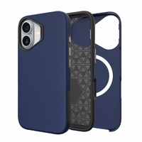 Dėklas Perfectionists Triangle Mag Case Apple iPhone 11 tamsiai mėlynas