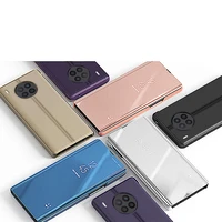 Dėklas telefonui Clear View Huawei nova 8i flip dėklas juodas