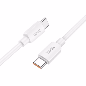 Kabelis USB C į USB C Hoco PD 6A 100W 1 m X96 baltas