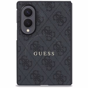 Juodas „Guess 4G Classic MagSafe“ dėklas, skirtas „Samsung Galaxy Z Fold8“