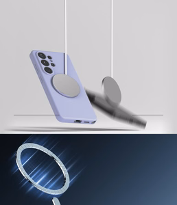 Ringke Silikoninis MagSafe Dėklas for Samsung Galaxy S26 Ultra - violetinis