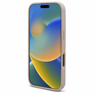Guess New 4G Triangle dėklas telefonui iPhone 16 Pro - baltas