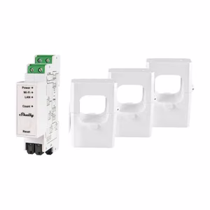 Shelly PRO 3EM 400A 3-Phase Energy Meter, WiFi/Bluetooth