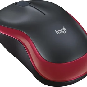 Wireless mouse Logitech 2,4G 1000 dpi M185 red