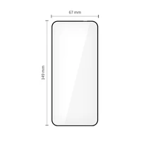 Tech-Protect Glass Fit+ 2 komplektai Apsauginis stiklas Motorola Edge 50 Neo / 60 Neo - juodas (m)