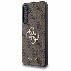 Guess 4G Big Metal Logo dėklas telefonui Samsung Galaxy A55 - rudas