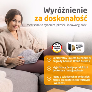 Medisana HP 516 šildymo pagalvėlė, šviesiai pilka
