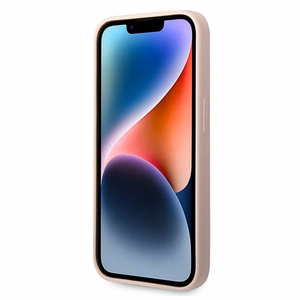 Karl Lagerfeld KLHMP14XSLKHLP iPhone 14 Pro Max 6.7 "kietasis dėklas šviesiai rožinis / šviesiai rožinis silikoninis Karl`s Head Magnetinis