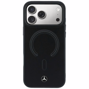 Mercedes 3D MagSafe odinis dėklas, skirtas iPhone 18 Pro Max / 17 Pro Max, juodas