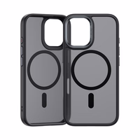 Benks Magnetinė Mist dėklas Metal Frame Iphone 16 Plus juodas