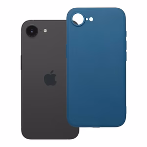 Чехол для iPhone 16e (SE 4 2025) / 17e, матовый синий